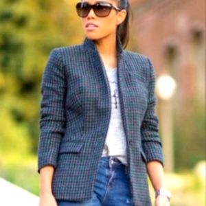 J. Crew Regent Wool Houndstooth Blazer